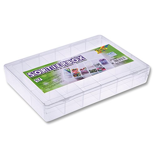 Bringmann Sortierbox transparent. 18 x 26.5 x 4 cm von folia