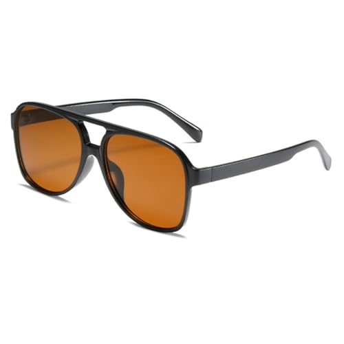 Maxtonser Doppelbrille für Erwachsene, Teenager, Karneval, Nachtclub, Fotografie, für Teenager, Mädchen, Camping, leuchtend schwarzer Tee von Maxtonser