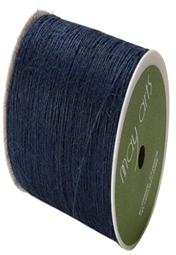 May Arts 1 mm Juteschnur, Rolle, 400 m, Marineblau von May Arts