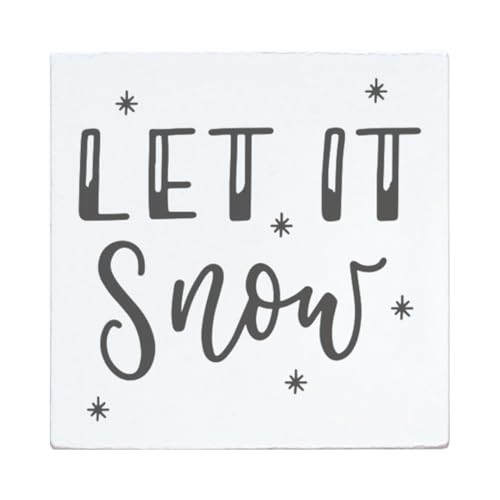 May and Berry Holzstempel - Let it snow, 45x45mm von May and Berry