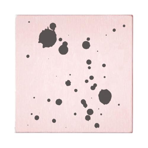 May and Berry Holzstempel - Muster 4, 45x45mm, Rosa von May and Berry