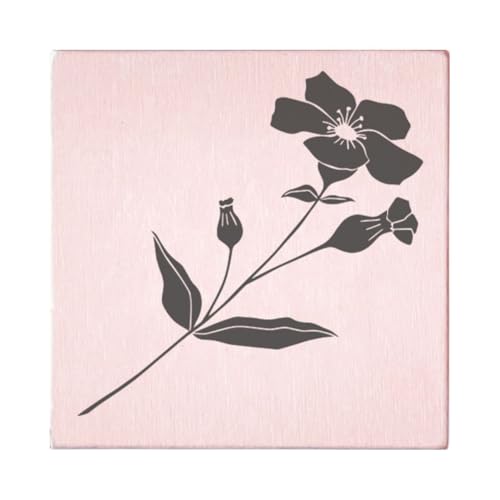 May and Berry Holzstempel - Wildblume, 45x45mm von May and Berry