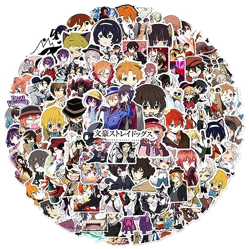 100 Bungo Stray Dogs Aufkleber Wasserdichte PVC Graffiti Aufkleber Koffer Blütenblätter Wasser Tassen Schultasche Gepäck Notebook Aufkleber DIY Handbuch von MayDee