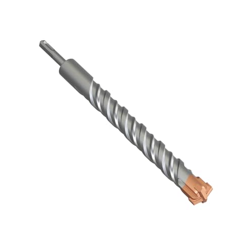 Maysay SDS Plus Hammerbohrer 25x310mm mit 4 HartmetallschneidenProfessioneller Betonbohrer für Stein, Beton, Holz, Ziegel und Fliesen von Maysay