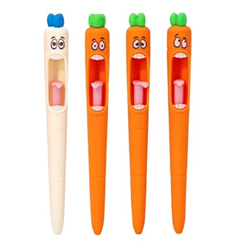 Mbiyhgta Karottenstift – Lustiges Gel-Tintenschreiber-Set, kreative Neuheit Schreibwaren, orangefarbene Tinte, Kugelschreiber für Schule, Büro, Studenten, Kollegen, Klassenzimmer, Ostergeschenkfüller Mbiyhgta Karottenstift – Lustiges Gel-Tintenschreiber-Set, kreative Neuheit Schreibwaren, orangefarbene Tinte, Kugelschreiber für Schule, Büro, Studenten, Kollegen, Klassenzimmer, Ostergeschenkfüller von Mbiyhgta
