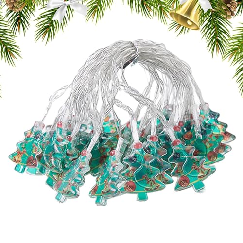 Mbiyhgta Weihnachtslichterketten Für Den Außenbereich,Weihnachtslichter | Christbaumschmuck Hell,LED-Weihnachtslichterkette, Wasserdicht, Schneemann-Lichterkette Für Drinnen Und Draußen, von Mbiyhgta