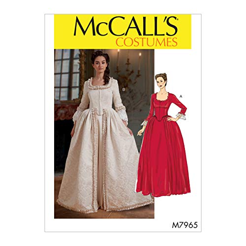 McCall's McCalls-M7965E5 Damenkostüm, Papier, Weiß, versch von McCall's