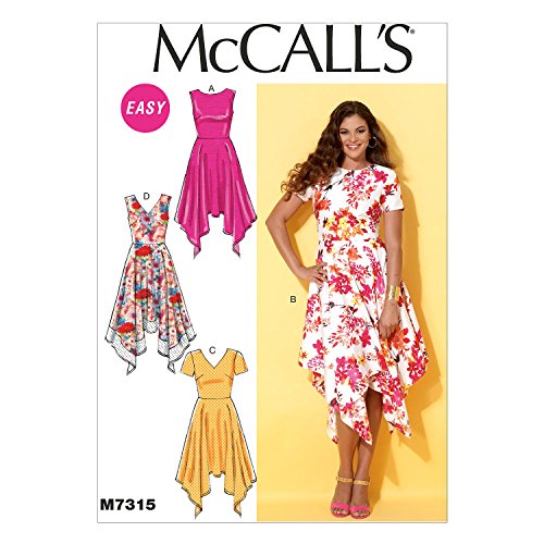 McCall's Patterns McCall's Schnittmuster 7315 E5, Damenkleider, Größen 42-50, mehrfarbig, (14-16-18-20-22) von McCall's Patterns