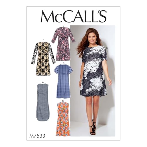 McCall 's Patterns "7533 B5" Misses/Damen Kleider, mehrfarbig, Größe 8–16 von McCall's