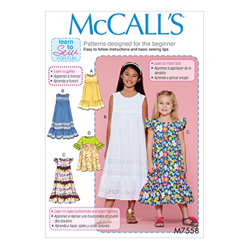 McCall 's Patterns Kinder/Girl 's Kleider, Mehrfarbig, Gr. 3–6 von McCall's