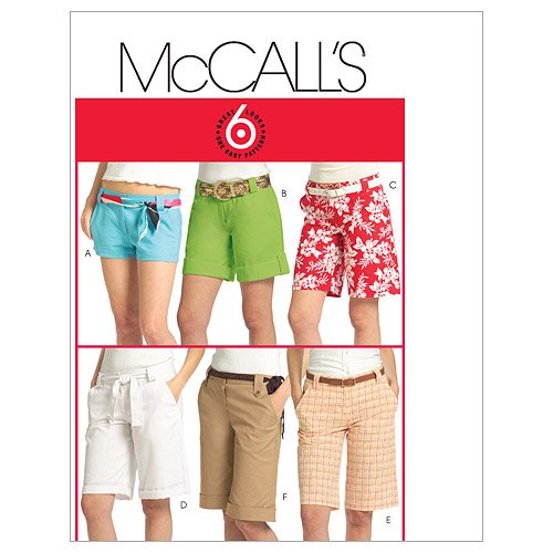 McCall's Patterns M5391 Misses' Shorts In 3 Lengths and Belt, Size AX5 (4-6-8-10-12) by McCall's Patterns von McCall's Patterns