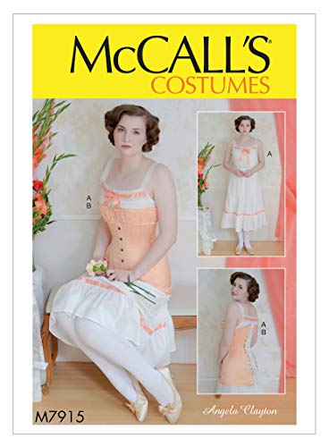 McCall's M7915E5 Women's Chemise Costume Sewing Pattern by Angela Clayton, Sizes 14-22 Schnittmuster von McCall's