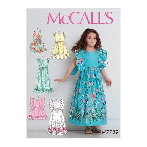 McCall 's Patterns m7739 Kinder/Mädchen Kleider Schnittmuster, CL (6–8), multicolor von McCall's Patterns