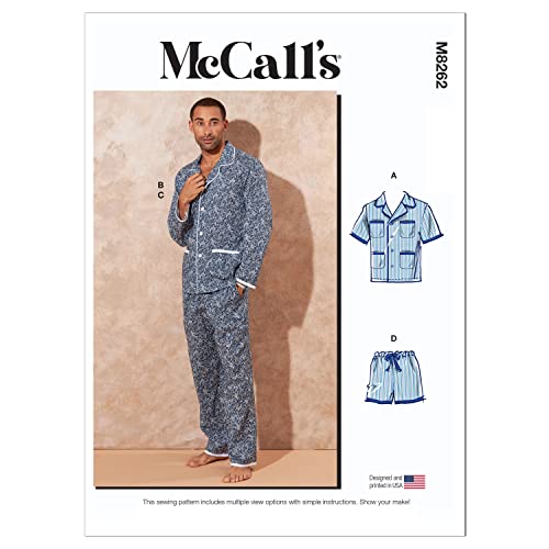 McCalls Herren Jungen Nachtwäsche M8262XN von McCall's