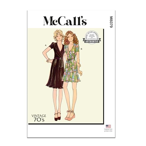 MCCALLS M8379A5 Damen-Strickkleid, A5 (34-36-38-40) von Butterick