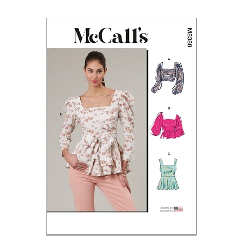 MCCALLS M8388F5 Damen-Tops F5 (44-46-48-50-52) von McCall's