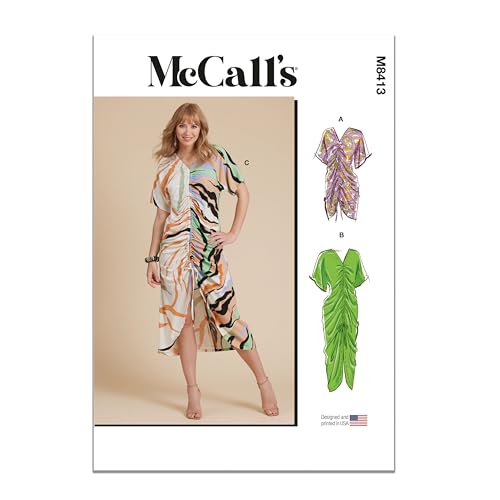 MCCALLS M8413Y5 Damen-Kaftan in zwei Längen Y5 (46-50-52) von McCall's