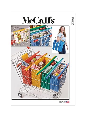 MCCALLS M8420OS Einkaufswagen Taschen und Coupon Case OS (Einheitsgröße) von McCall's