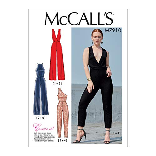 McCall's M7910E5 Create It Women's Special Occasion Jumpsuit Sewing Patterns, Sizes 14-22 Schnittmuster von McCall's