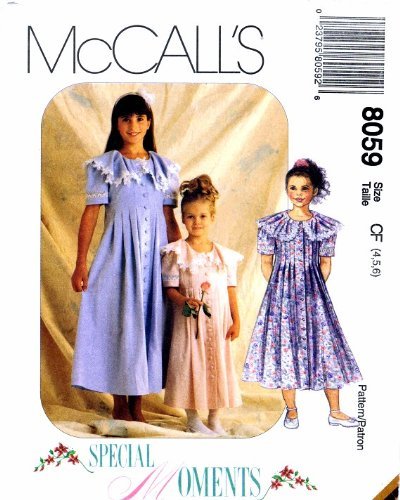 McCall's 8059 Sewing Pattern Girls Special Occasion Dress Size 4 - 5 - 6 by McCall's von McCall's