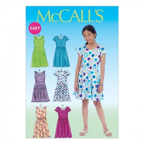 McCall's Einfaches Schnittmuster 7079 für einfache Sommerkleider von McCall's