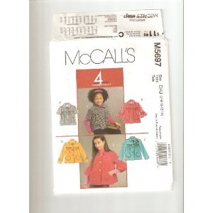 McCall's Muster M5697 Kinder- und Mädchenjacken, Größe CCE 36 von McCall's