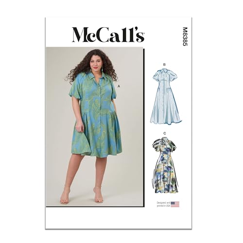 McCall's Schnittmuster-Paket für Damenkleid, Design-Code M8385, Größen 20W-22W-24W-26W-28W von McCall's