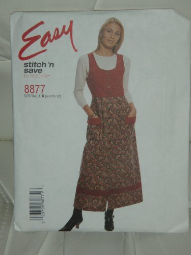 McCall's Schnittmuster Stitch 'n Save #8877 (Easy): Damenpullover (Größe A: 34-40) von McCall's