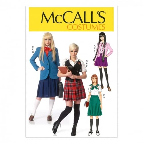 McCalls Damen Schnittmuster 7141 School Girl Kostüm von McCall's