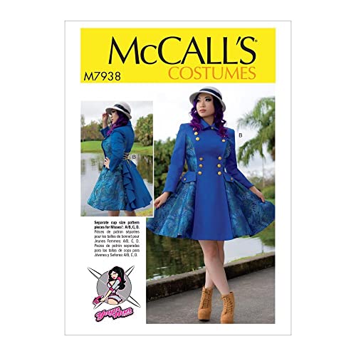 McCalls Schnittmuster 7938 Mäntel, Kostüme E5 (40-44-48) von McCall's