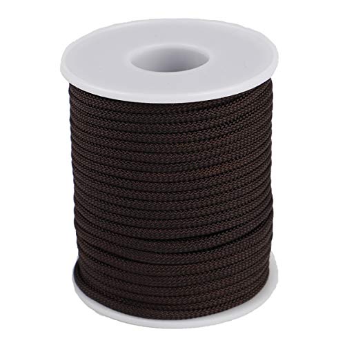 McFanBe Nylon Schnur für Halskette Armband Schmuck Herstellung von Bastelzubehör (2.8mm-65feet, Kaffee) von McFanBe