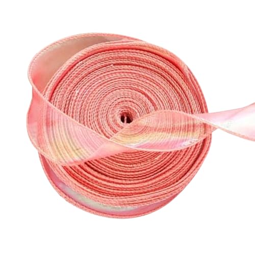 Rotes Organzaband, schillerndes Organzaband, 4 cm x 45,7 m, Organza-Geschenkband, durchsichtiges Organza-Chiffonband für Blumensträuße, Geschenkverpackungen von Mcoser