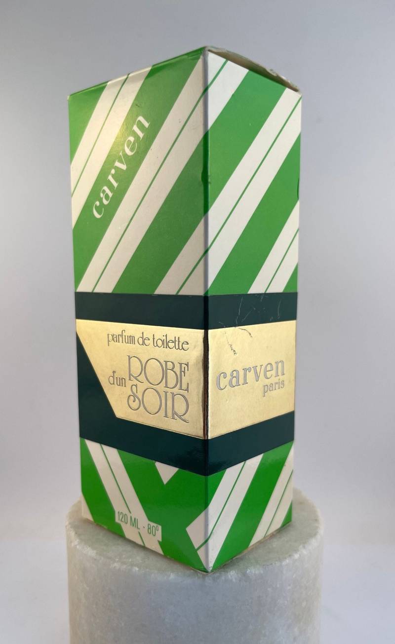 Vintage Carven D'un Robe Soir Parfum De Toilette Natural Spray. 120 Ml 80% Vol. Nib von MePeGreece