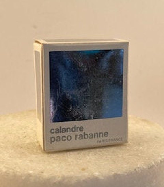 Vintage Paco Rabanne Calendre Pure Parfum 1 Ml Micro Miniature Splash. Nib Sammlerstück. Ref 1090 von MePeGreece