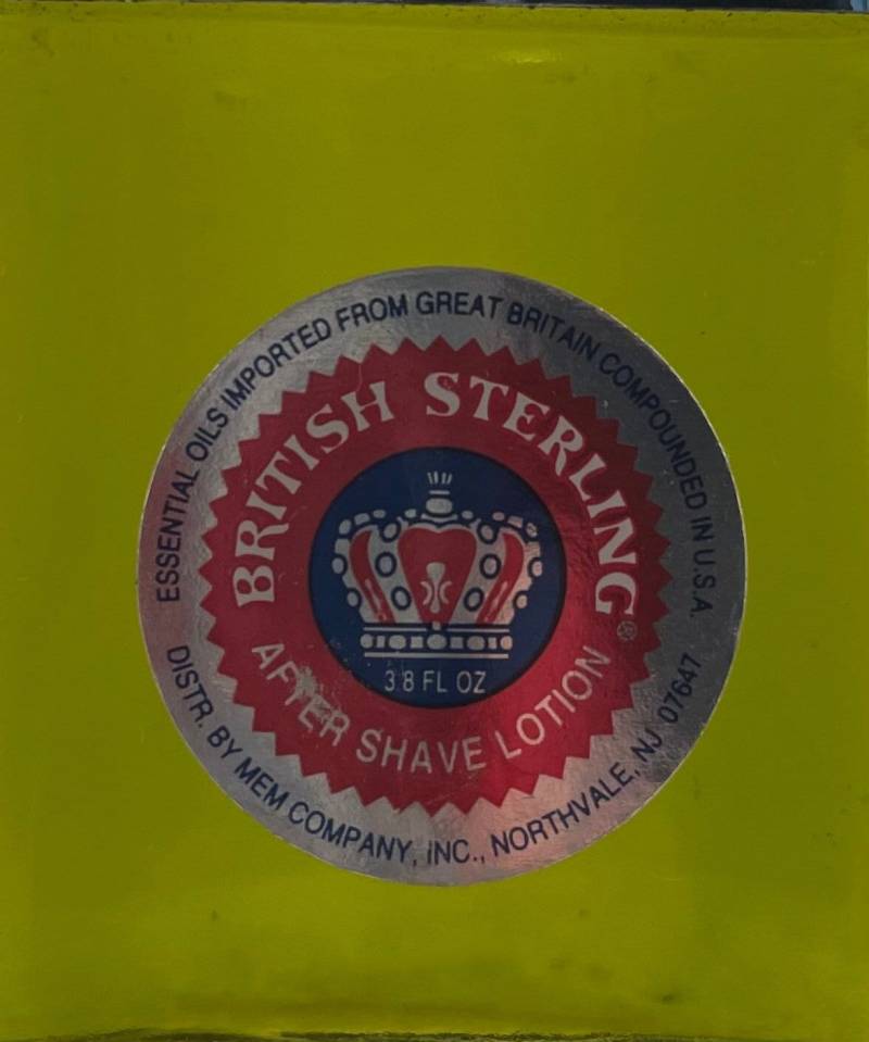 Vintage Speidel "British Sterling' After Shave Lotion 3.8 Fl Oz Splash. Hergestellt in U.s.a von MePeGreece