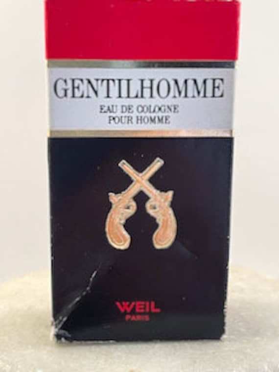 Vintage Weil Paris Gentile Homme Eau De Cologne Miniature Splash. 0.17 Fl Oz/5 Ml. 80% Vol. Extrem Selten von MePeGreece