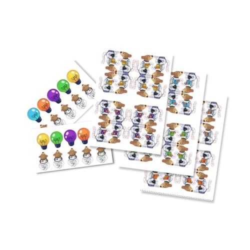 MeepleSticker für First Rat | Grundspiel | Aufkleber | Zweiseitig | Holzfiguren | Spielfiguren | Brettspielen | Familienspielen | Spiele | MeepleStickers | Zubehör von MeepleStickers