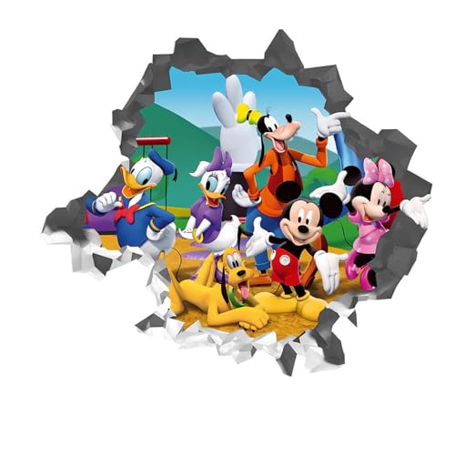 Wandtattoo Mickey Wandaufkleber Mickey und Minnie Wandsticker Mickey Wandsticker Kinderzimmer Micky Aufkleber Wanddeko Wandtattoos Mickey von Meet-shop