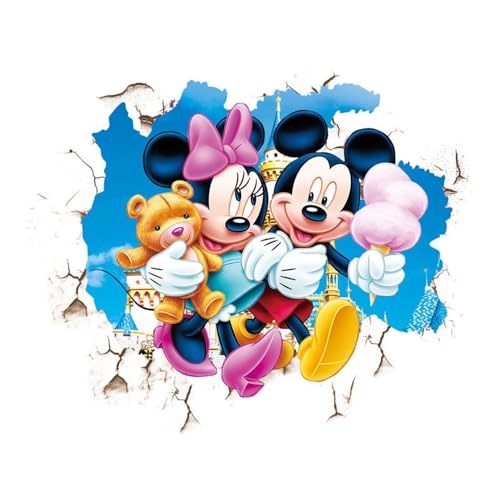 Wandtattoo Mickey Wandaufkleber Mickey und Minnie Wandsticker Mickey Wandsticker Kinderzimmer Micky Aufkleber Wanddeko Wandtattoos Mickey von Meet-shop