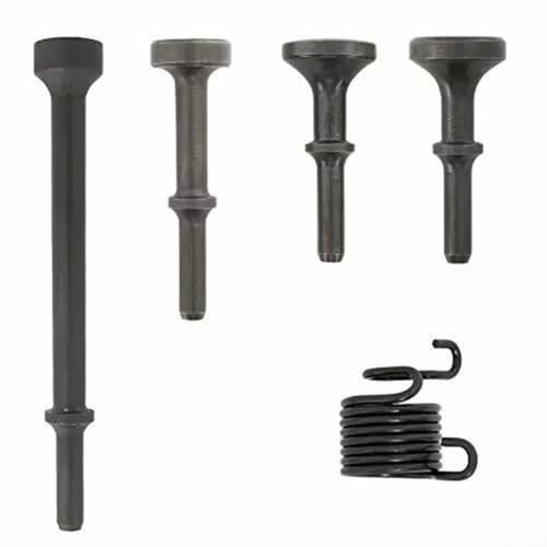 Drucklufthammer-Bits-Set, 4 Stück, legierter Stahl, schwarz, kompatibel mit 150 mm, 190 mm, 250 mm Drucklufthämmern von MeevrgR