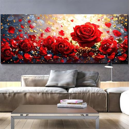 Mefooge Diamond Painting Erwachsene Groß 70x140cm Diamond Painting Rose 5D DIY Malen Nach Zahlen Blumen Crystal Art Kits Diamant Painting Bilder Home Wand Dekor Geschenke L265 Mefooge Diamond Painting Erwachsene Groß 70x140cm Diamond Painting Rose 5D DIY Malen Nach Zahlen Blumen Crystal Art Kits Diamant Painting Bilder Home Wand Dekor Geschenke L265 von Mefooge