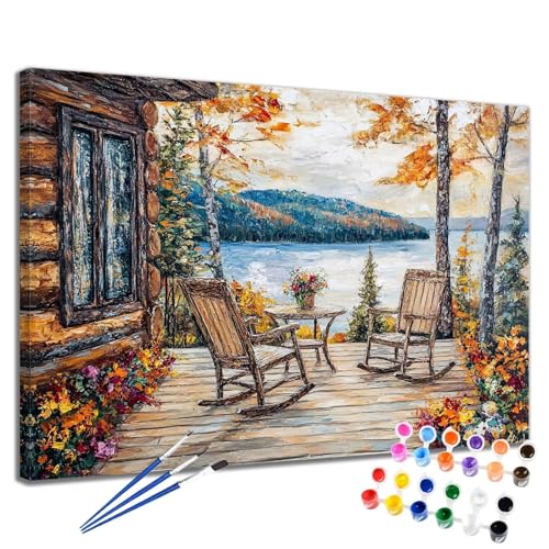 Herbst Malen Nach Zahlen Erwachsene Landschaft Malen Nach Zahlen Kinder ab 7 8 9 10 Jahre Mädchen DIY Handgemalt Ölgemälde Komplett Leinwand Kit, Erwachsene Kreativ Home Decor Geschenk 40x50 cm 2W-977 Herbst Malen Nach Zahlen Erwachsene Landschaft Malen Nach Zahlen Kinder ab 7 8 9 10 Jahre Mädchen DIY Handgemalt Ölgemälde Komplett Leinwand Kit, Erwachsene Kreativ Home Decor Geschenk 40x50 cm 2W-977 von Meiaiao