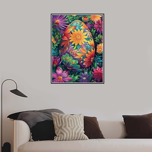 Malen Nach Zahlen Erwachsene, Blumen Malen Nach Zahlen Bunt, DIY Handgemalt Ölgemälde Leinwand Set Anfänger Kinder Inklusive Pinsel und Acrylfarben, Frauen Hobby Bastelset mit Rahmen 70x100 cm-DK753 von Meiaiao