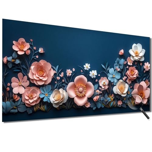 Malen Nach Zahlen Erwachsene Blau Malen Nach Zahlen Blumen Malen Nach Zahlen ab 7 Jahre Mädchen, DIY Bastelset Erwachsene mit Pinseln und Acrylfarbe für Deko, Geschenke für Frauen 100x200cm-1W35 von Meiaiao