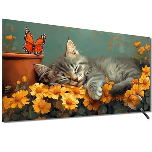 Malen Nach Zahlen Erwachsene Blumen Malen Nach Zahlen Katze Malen Nach Zahlen ab 7 Jahre Mädchen, DIY Bastelset Erwachsene mit Pinseln und Acrylfarbe für Deko, Geschenke für Frauen 100x200cm-1W57 von Meiaiao