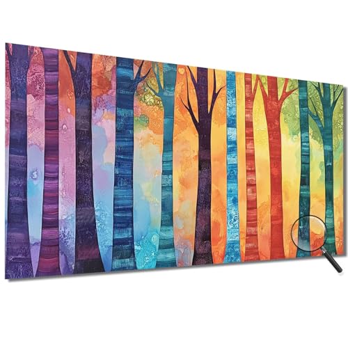 Malen Nach Zahlen Erwachsene Bunt Malen Nach Zahlen Baum Malen Nach Zahlen ab 7 Jahre Mädchen, DIY Bastelset Erwachsene mit Pinseln und Acrylfarbe für Zimmer Deko, Geschenke für Frauen 80x160cm-1W532 von Meiaiao