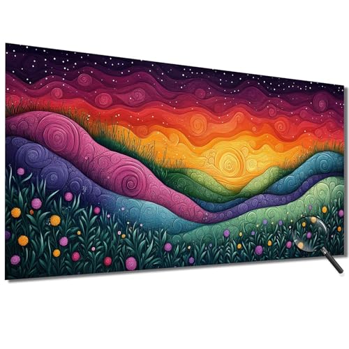 Malen Nach Zahlen Erwachsene Bunt Malen Nach Zahlen Karikatur Malen Nach Zahlen ab 7 Jahre Mädchen, DIY Bastelset Erwachsene mit Pinseln und Acrylfarbe für Deko, Geschenke für Frauen 100x200cm-1W122 von Meiaiao