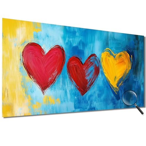 Malen Nach Zahlen Erwachsene Farbe Malen Nach Zahlen Liebe Malen Nach Zahlen ab 7 Jahre Mädchen, DIY Bastelset Erwachsene mit Pinseln und Acrylfarbe für Zimmer Deko, Geschenke für Frauen 40x80cm-1W587 von Meiaiao