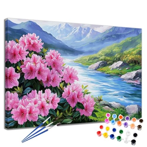 Malen Nach Zahlen Erwachsene Frühling Malen Nach Zahlen Blume Groß Format 70x90 cm Handgemalt Ölgemälde, DIY Paint by Numbers Kit Pinseln und Acrylfarbe, Bastelset Als Geschenk für Frauen 2W-957 Malen Nach Zahlen Erwachsene Frühling Malen Nach Zahlen Blume Groß Format 70x90 cm Handgemalt Ölgemälde, DIY Paint by Numbers Kit Pinseln und Acrylfarbe, Bastelset Als Geschenk für Frauen 2W-957 von Meiaiao