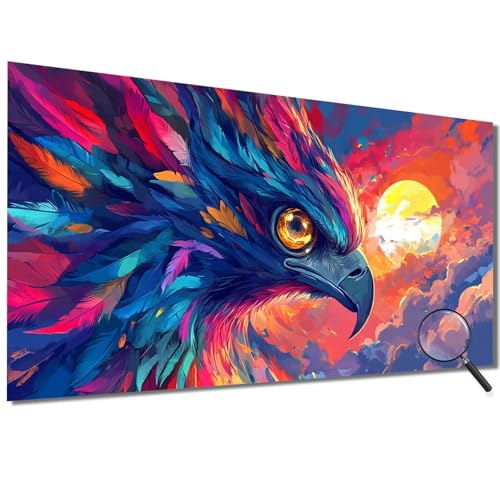 Malen Nach Zahlen Erwachsene Groß 60x120cm Adler,Malen Nach Zahlen Sonnenuntergang Paint by Numbers Kids,DIY Handgemalt Ölgemälde Leinwand Kreativ Set für Erwachsene,Geschenke für Frauen/Männer-1W515 von Meiaiao